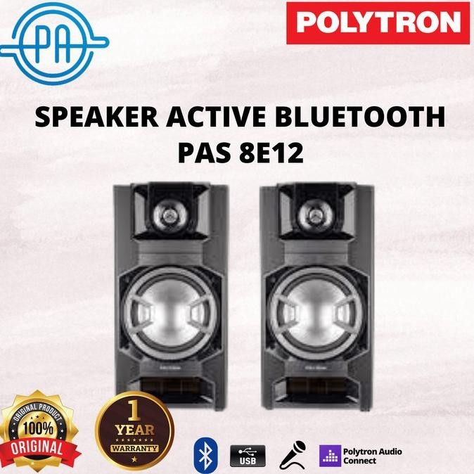 TERBARU - SPEAKER ACTIVE POLYTRON PAS-8E12 / PAS 8E12 / PAS8E12 SPEAKER AKTIF