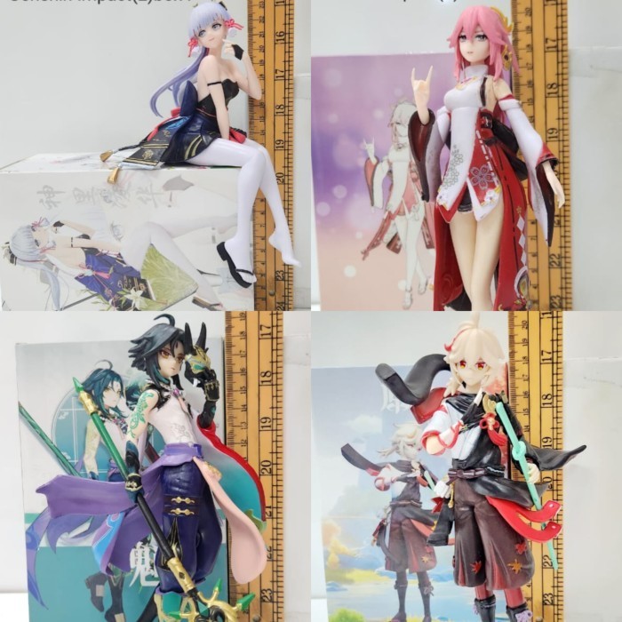 Must Have Ayaka Yae Miko Kazuha Xiao Figure Genshin Impact Terlaris