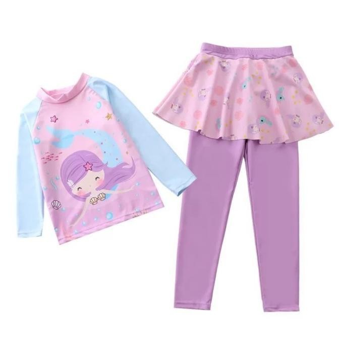 BAJU RENANG ANAK MUSLIM IMPORT LENGAN PANJANG BAJU RENANG PANJANG JW