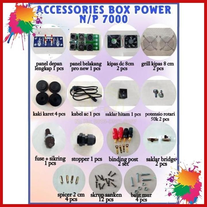 acc aksesoris box n7000 p7000 acc box power model n / p 7000 (kwj)