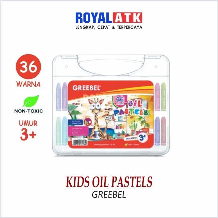 

Terjangkau Crayon / Oil Pastel Pp 36 Warna Greebel