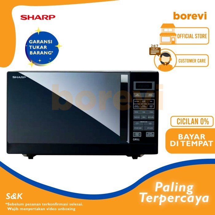 Terlaris Microwave Microwave Sharp R728 - Oven / Grill Sharp R 728 W In / K In / S In Promo Terbaru