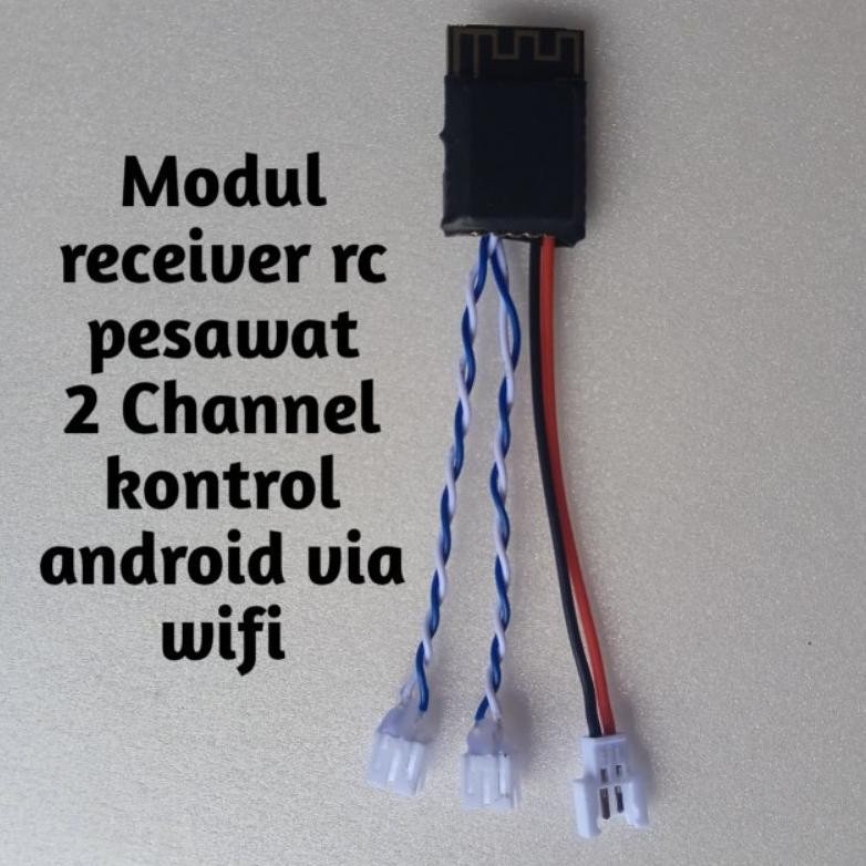 MURAH MODUL WIFI RECEIVER RC PESAWAT MIKRO 2 CHANNEL KONTROL ANDROID BISA COD