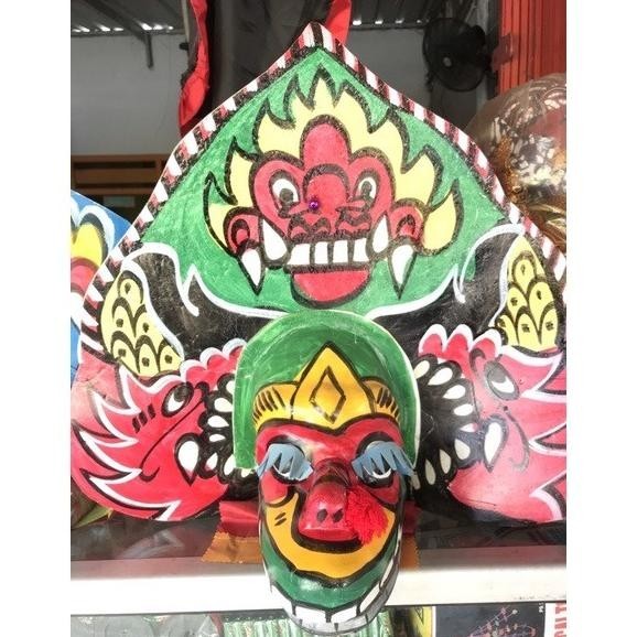 Flash Sale Barongan Devil Yang Murah Jumantoro Caplokan Kayu Anak Kecil Sd Topeng Reog Ponorogo Mini
