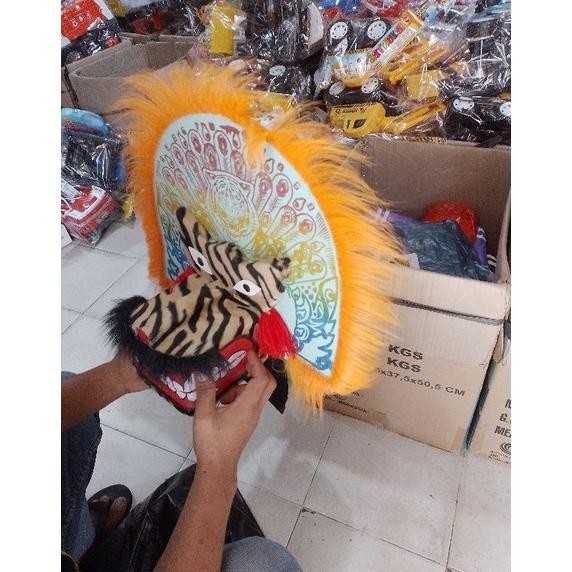 Terlaris Kepala Barongan Macan/Mainan Singo Barongan/Barongan Caplokan Big Sale
