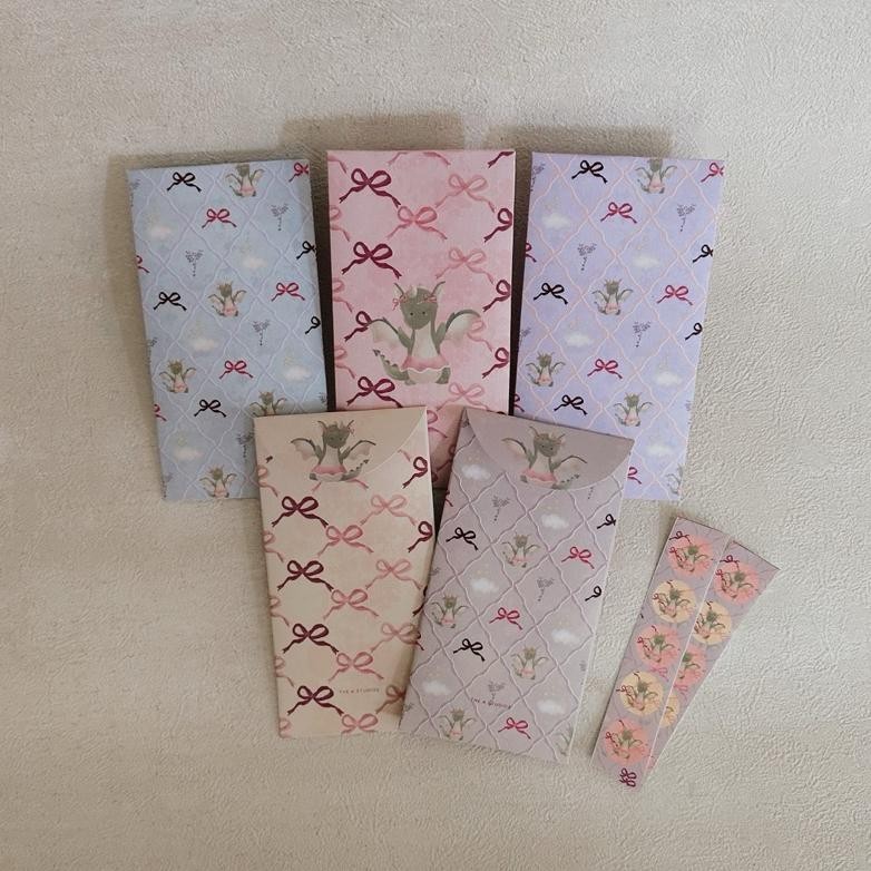 

Limited Time" 2024 hongbao collections year of dragon BOW SET (angpao corgi naga chinese new year imlek) ||