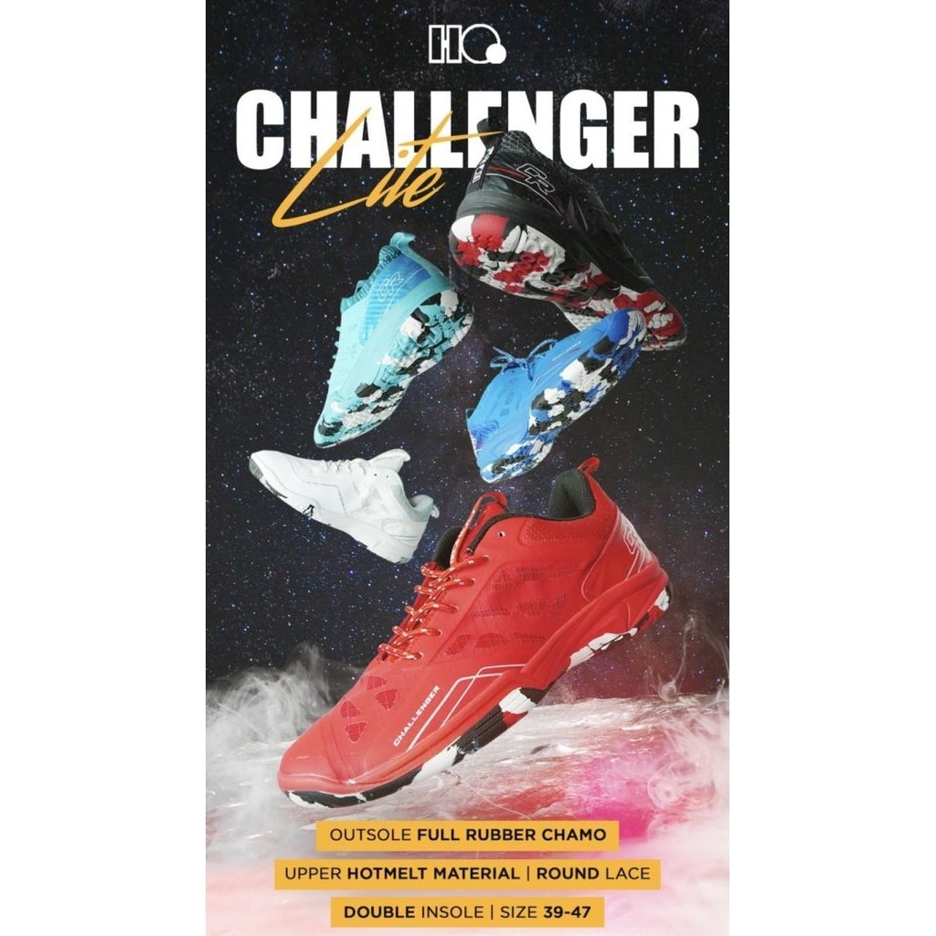 Sepatu Badminton HI-QUA HIQUA NEW CHALLENGER LITE LIMITED EDITION ORI