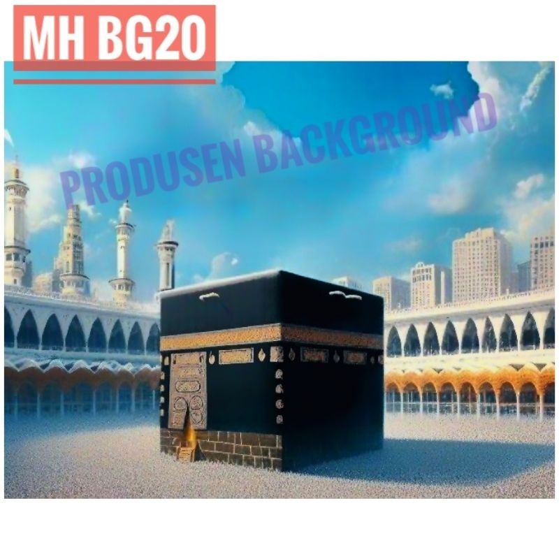Background Manasik Haji Kabah 3x2,5m Studio Photo Backdrop