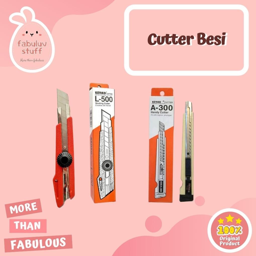 

MURAH MERIAH ATK ~ Cutter Kenko / Kater / Cuter / Pisau Cutter