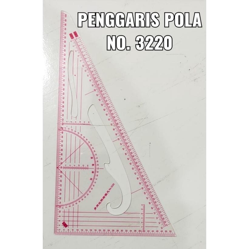 

TOP PRODUK Penggaris Quilting No 3220/Quilting Ruler/Penggaris Pola Bahan