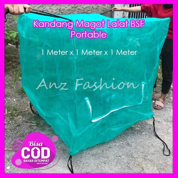 PROMO KANDANG Kandang Magalarva / kandang Maggot / Kandang Lalat BSF Portable
