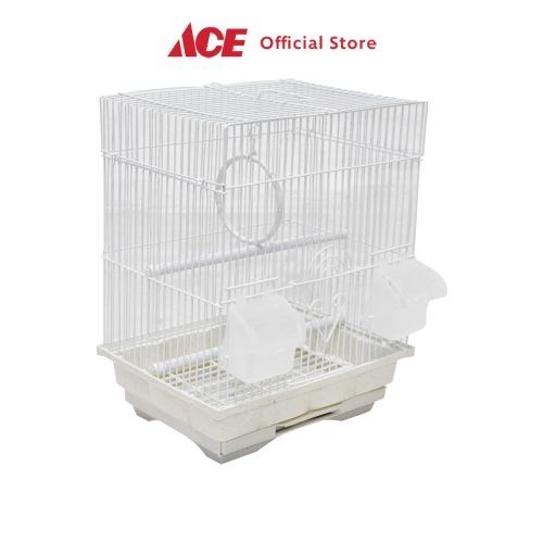 PROMO KANDANG Ace Cavea 30x22x38 cm Kandang Burung - Putih