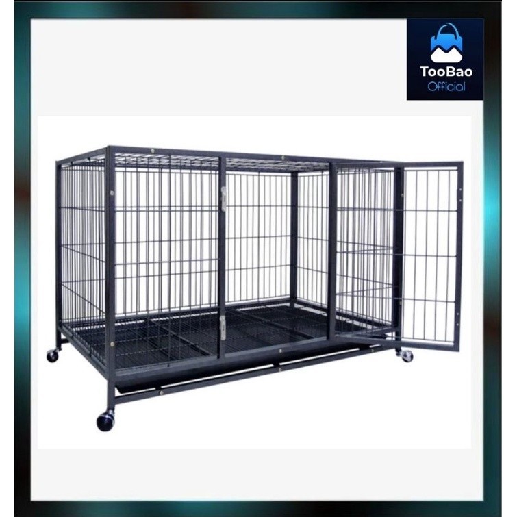 PROMO KANDANG Kandang Premium Anjing Kucing Jumbo XXL Besi Hollow Tebal 125 x 100 x 100 Export