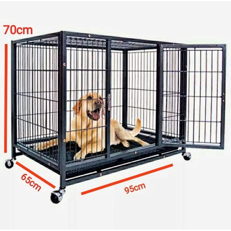 PROMO KANDANG kandang anjing kucing premium besar XXL Jumbo besi hollow