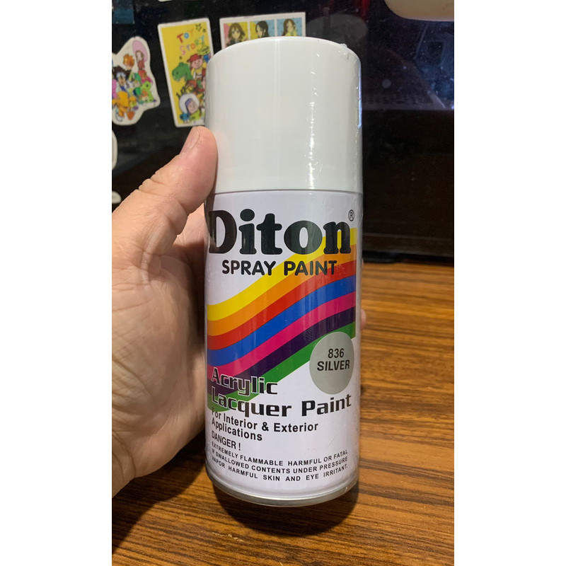 

Cat semprot Pilox Pilok SILVER 300CC 836 Diton BARU ORI