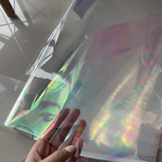 

Special - Hologram Flower Wrapping Paper Cellophane Rainbow Kertas Buket Bunga ~