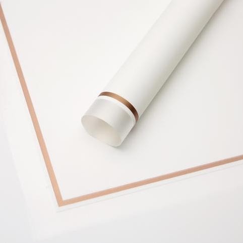 

Update! TRANSPARENT GOLD FRAME CELLOPHANE (PACK) - Kertas Bunga Wrapping Paper !!
