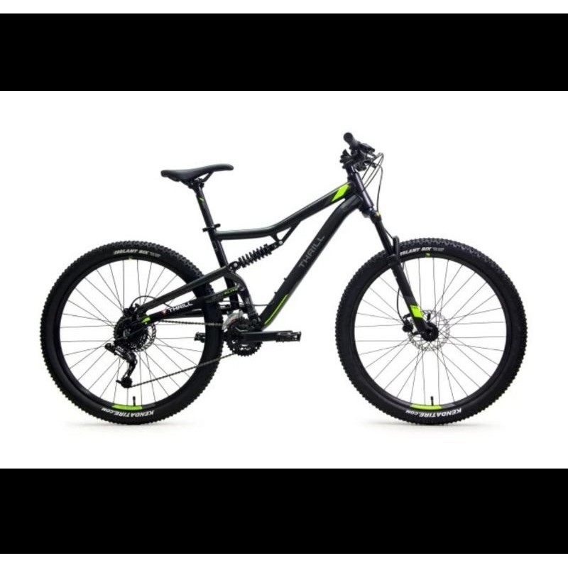 Sepeda gunung MTB full Suspension 27,5 Thrill Oust Elite