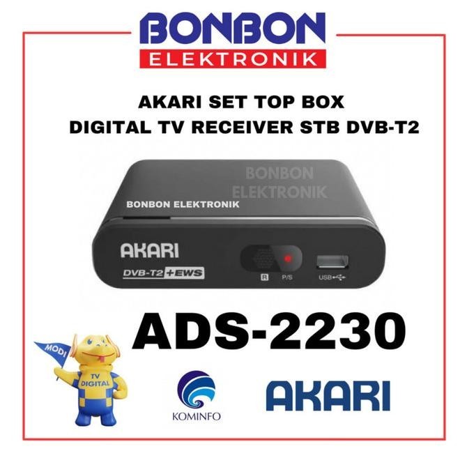 Akari Set Top Box ADS-2230 Digital TV Receiver STB DVB-T2