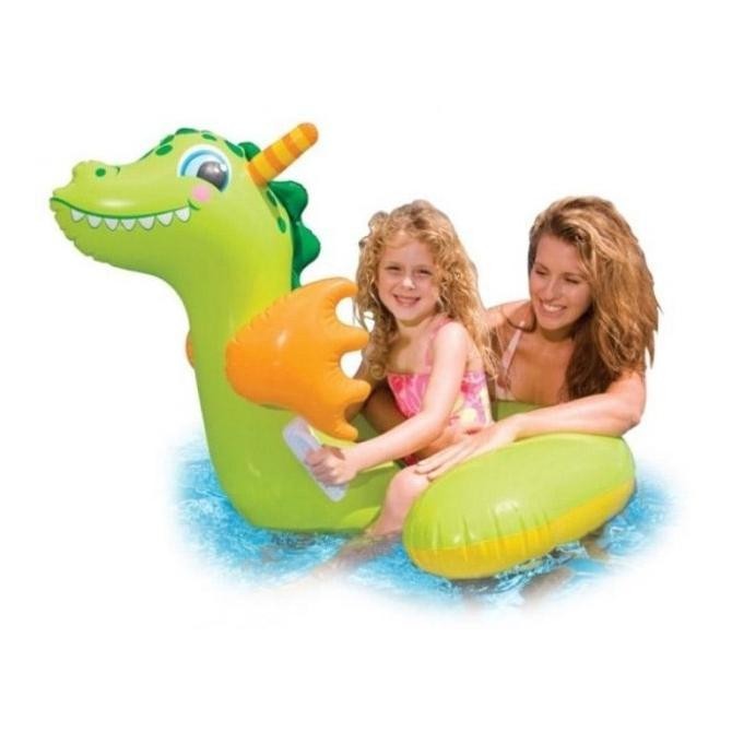 Intex 56562 Baby Dragon Ride On Child Float Pelampung Renang Anak
