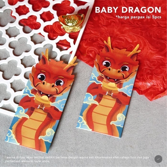 

TERMURAH Angpao Imlek Naga Angpau Dragon Amplop Tahun Baru Sincia cny 2024