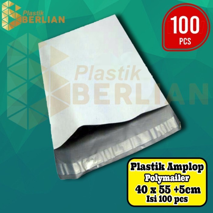 

HOT SALE Plastik Amplop Packaging Polymailer Polybag 40 x 55 isi 100 White