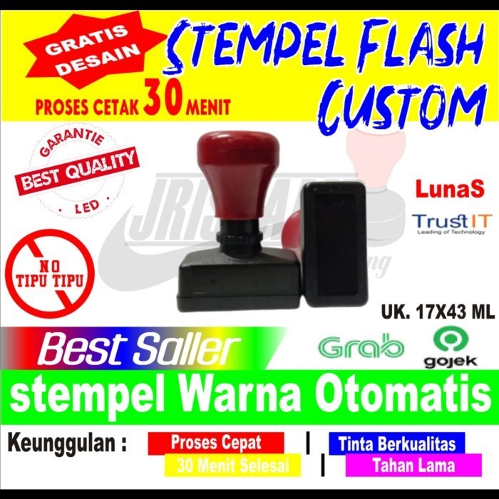 

HOT SALE *PROMO* stempel Custom I Stempel logo I Cap I 17*43 mm
