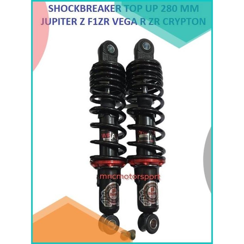 SHOCK SHOK BREAKER WEALTH 280 MM HITAM JUPITER F1ZR VEGA ZR MODEL YSS