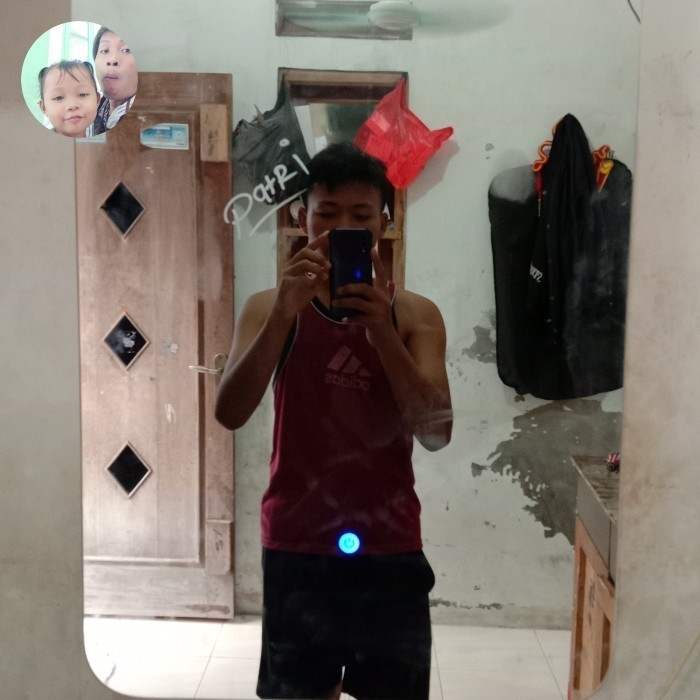 Cermin - Mirror Led Cermin Dinding Kamar Mandi Cermin Bulat Dengan Kabinet New