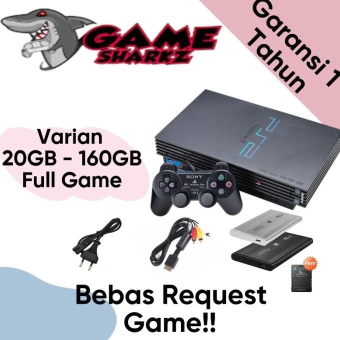 Ps2 Playstation 2 Hardisk 80Gb + Full Games Premium