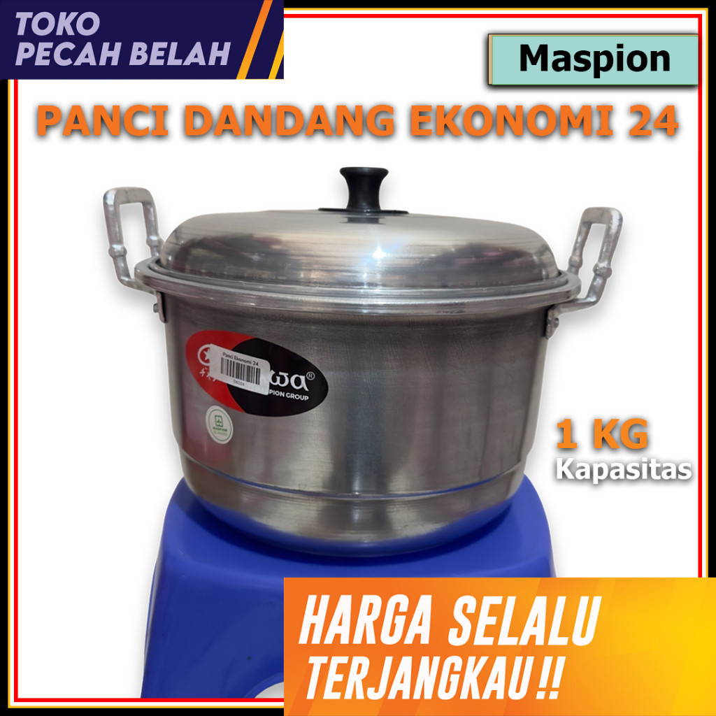 MASPION Panci Kukusan DANDANG EKONOMI Jawa 24 CM Aluminium