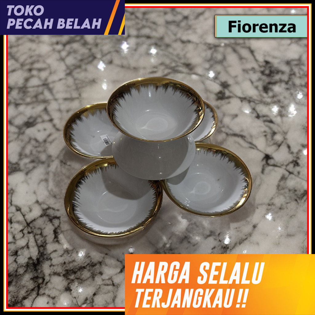 Fiorenza - Mangkok Keramik Bakso 6 pcs 7 inch LG-RB7 Fiorenza