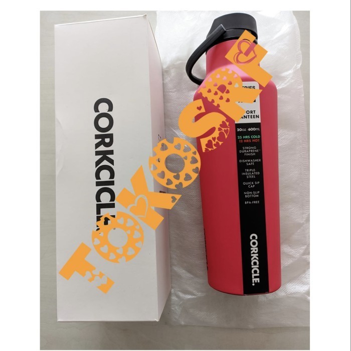 Corkcicle Dragonfruit 20 oz Sport Canteen Botol Minum