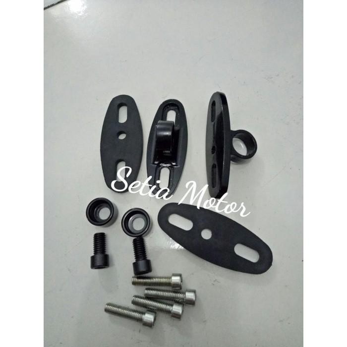 TERBARU! DUDUKAN SPION MOTOR TOMOK FAIRING - UNIVERSAL NINJA250 - R25 - CBR 150