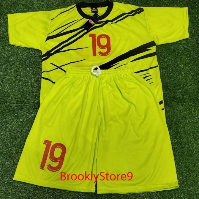 SETELAN BOLA JERSEY BAJU KAOS BOLA SERAGAM FUTSAL TIM 18 PCS