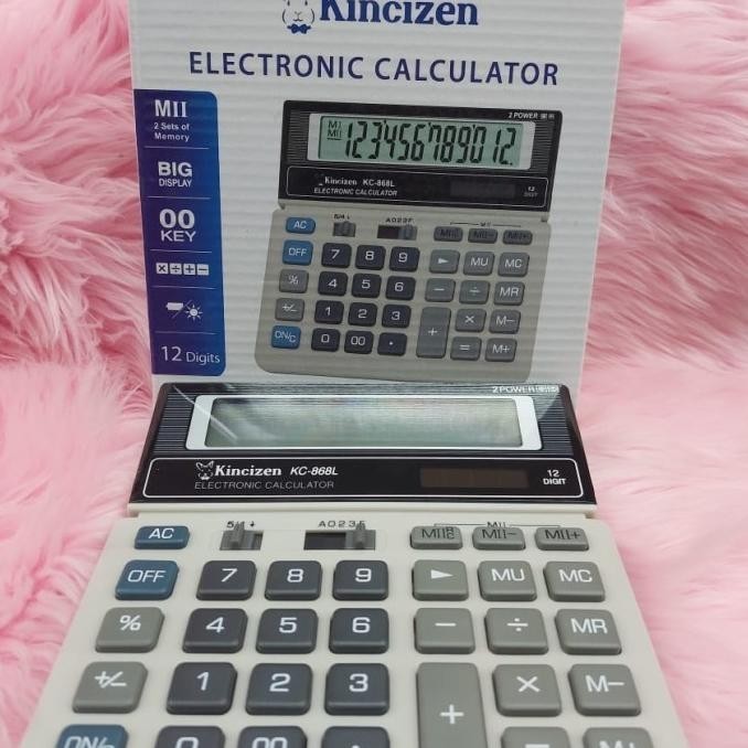 

Berkualitas Kalkulator 12 Digit / Calculator Citizen SDC 868L