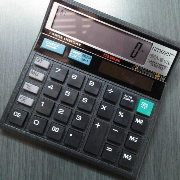 

Update Kalkulator Citizen CT 512 Penghitung 12 digit cek and corect