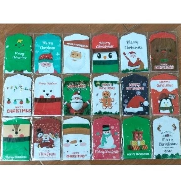 

Promo Akhir Tahun 100 Pcs / 10 Pack Amplop Natal Siap Pakai Big Sale