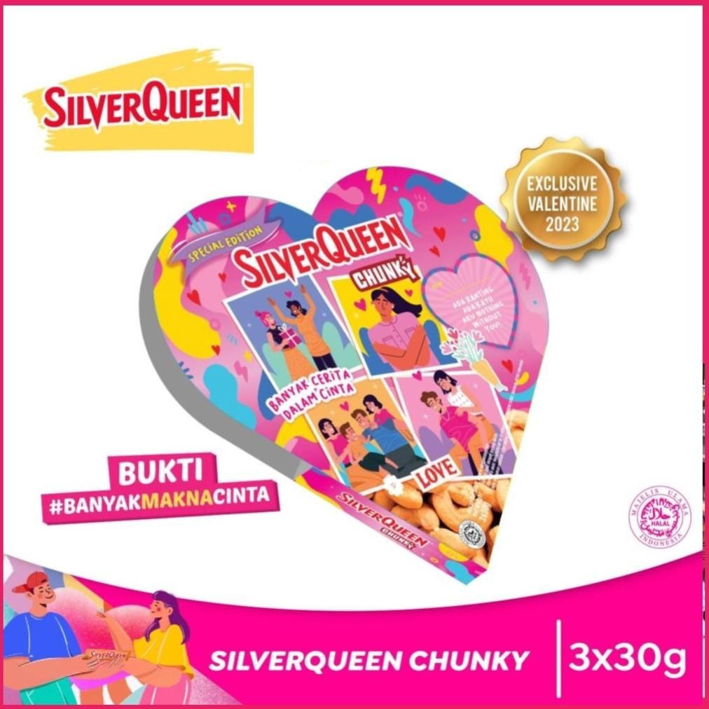 

Promo Akhir Tahun Hampers Silverqueen Love Edition Chocolate Cewek Cowok Chunky Bar Isi 3 Cashew Buy 1 Get 1 Beli 1 Gratis 1 Silverquen 58G Valentine Untuk Kado Ulang Tahun Wisuda Dan Pernikahan Promo Harga Murah Grosir Bayar Cod Diskom