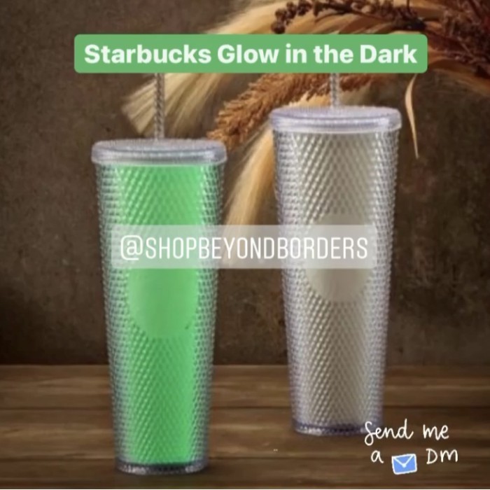 NEW Starbucks Tumbler Glow in the Dark Cold Cup