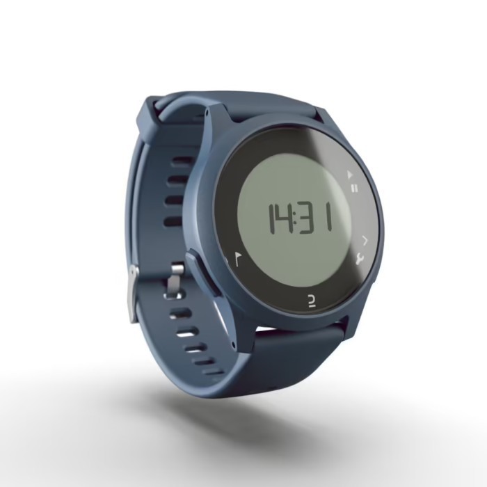 JAM TANGAN LARI PRIA WANITA ATW100 RUNNING STOPWATCH BLUE