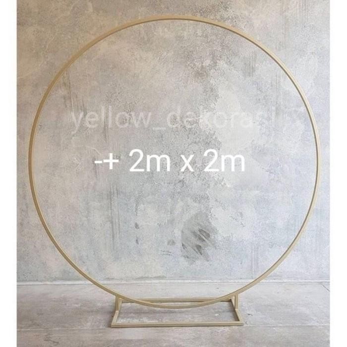 Lingkar Ring Besi Backdrop Dekor Wedding