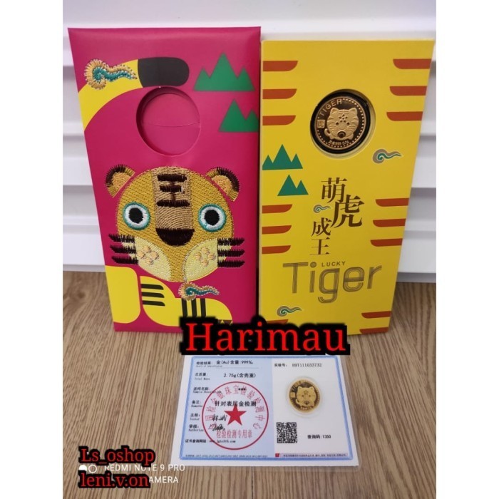 

Hadiah Angpao 12 shio / Kado / Souvenir imlek Angpao Koin Emas 12 Sio Bellvin Store
