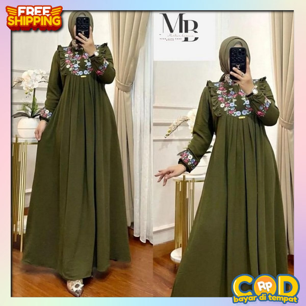 Ghamis Ukuran S M L Xl Xxl Syarii Ghamis Simpel Muslimah Juba Dress Juba Driss Dres Gamis Buju Kekin