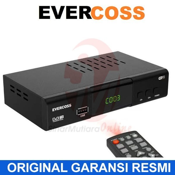 PROMO SET TOP BOX EVERCOSS MAX STB TV DIGITAL DVB-T2 #ORIGINAL