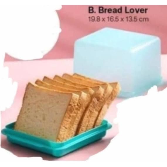 TEMPAT KUE ROTI TUPPERWARE MOSAIC BREAD LOVER GOLD TOPLES