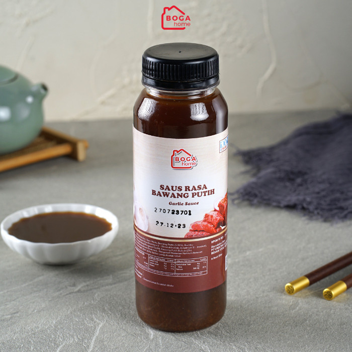 

Boga Home Garlic Sauce Saus Garlic Pepper Lunch 250Ml Saus Daging Saos Bawang Putih Garlic