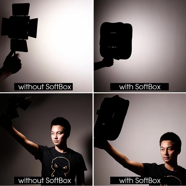 Softbox Universal LED Yongnuo YN300 YN600 Aputure AL528 GVM 520 Godox