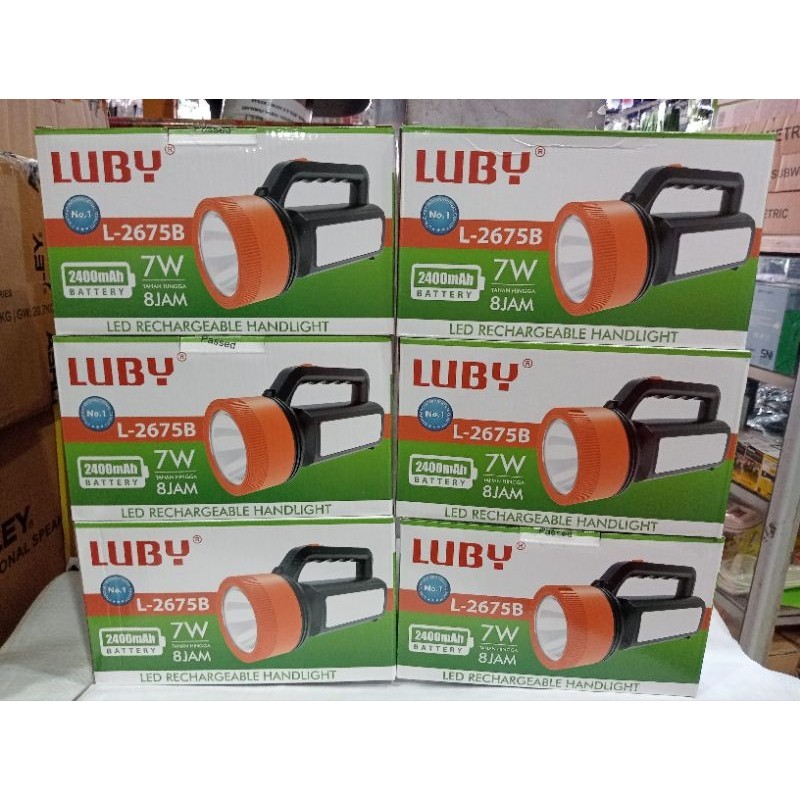 Senter Luby L-2675B / Senter darurat emergency Luby L2675B