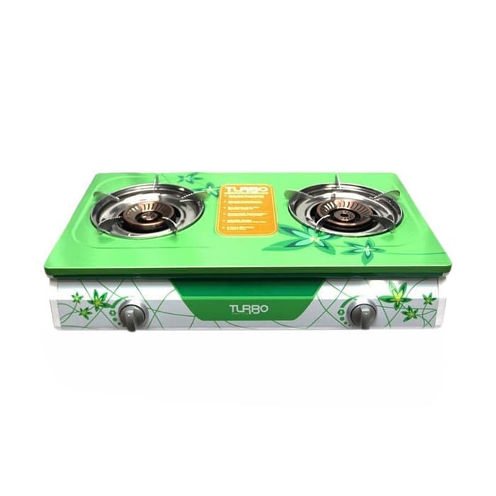 Turbo Kompor Gas 2 Tungku GS-2088 - Hijau